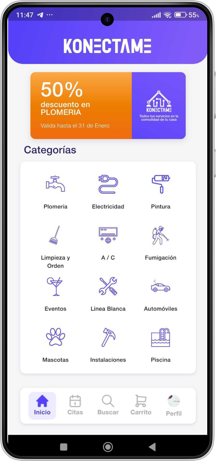 clientes app uso konectame
